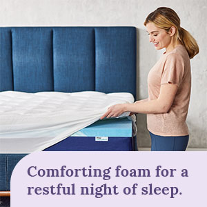 Sleep Innovations Memory Foam Mattress Topper